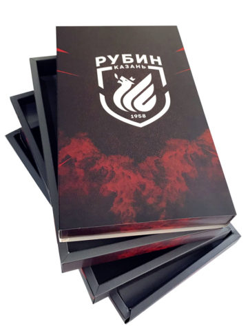 Подарочная коробка для болельщиков футбольного клуба «Рубин»