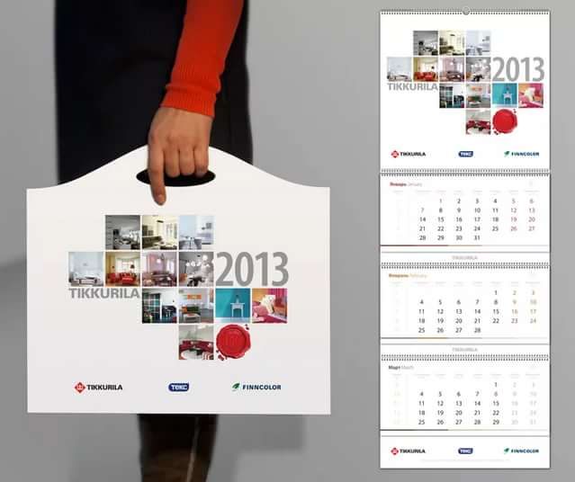 Календарь с креативным дизайном в виде дамской сумочки
